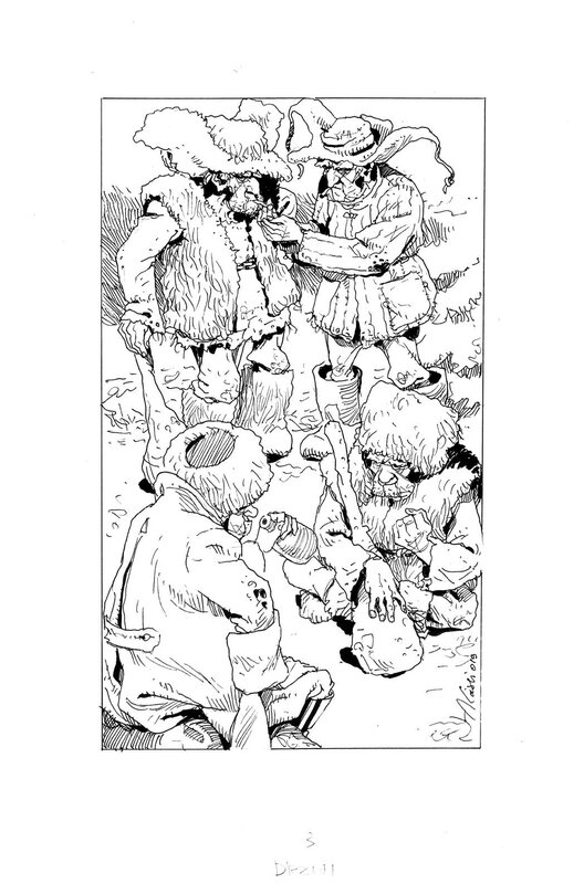 Jakub Wędrowycz par Andrzej Łaski, Andrzej Pilipiuk - Illustration originale
