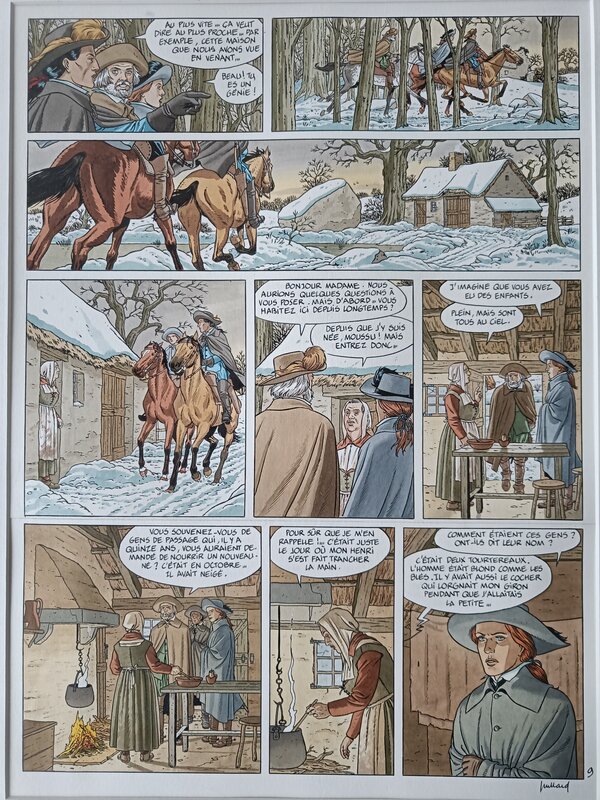André Juillard, Les 7 vies de l'Epervier - Comic Strip