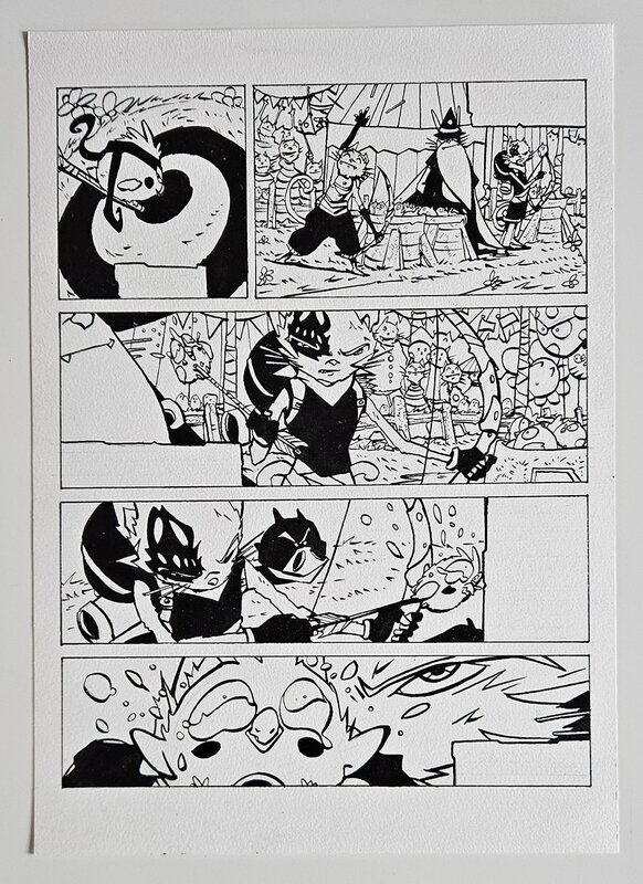 oTTami, Planche Encrée Manga Dofus Monster 5 