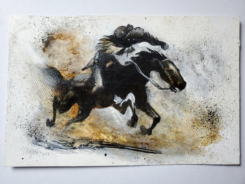 Cromwell, Outlaw couleur directe - Illustration originale