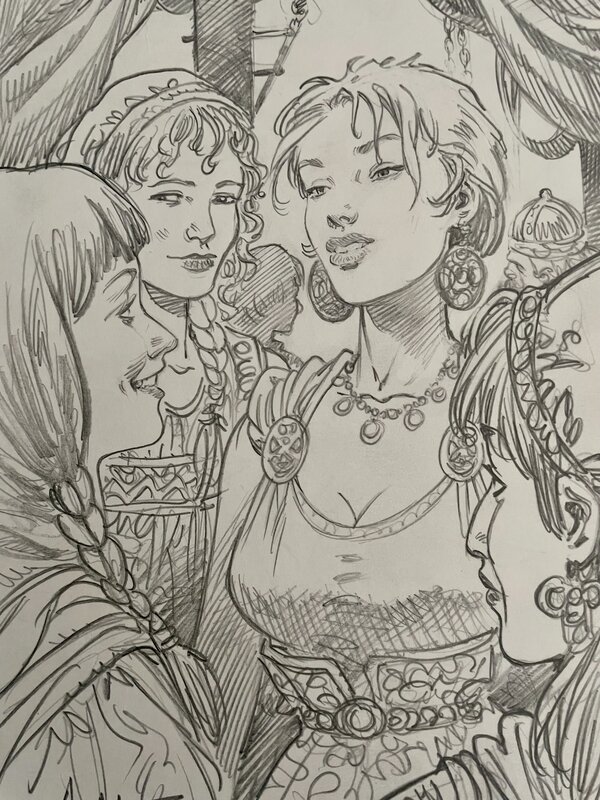 Saga valta par Mohamed Aouamri - Illustration originale