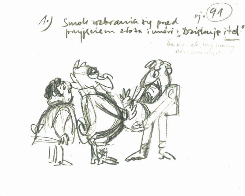 Alfred Ledwig, Enlèvement de Baltazar Gąbka / Porwanie Baltazara Gąbki - Sketch