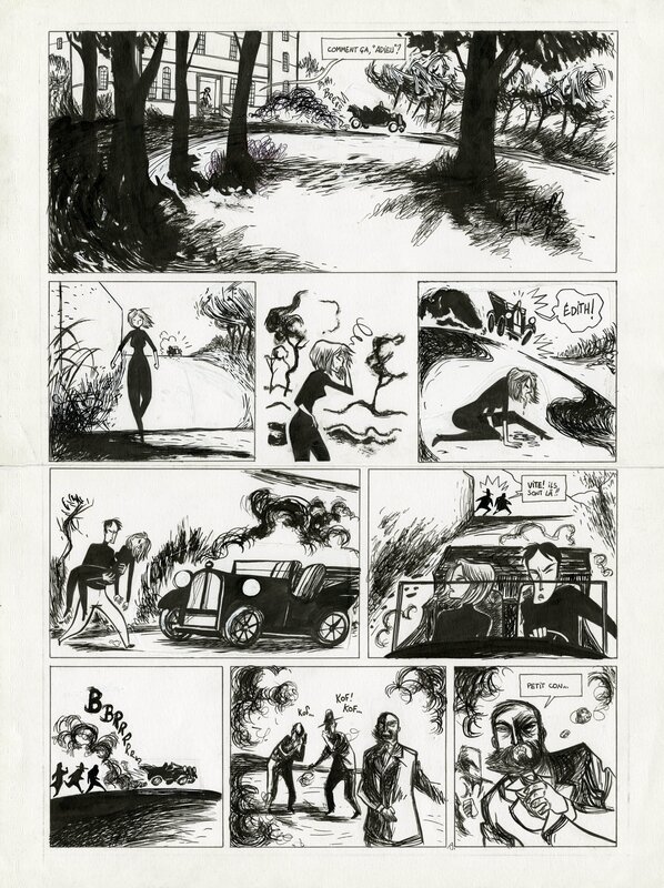 En vente - Alfred, Le Désespoir du Singe - Planche originale