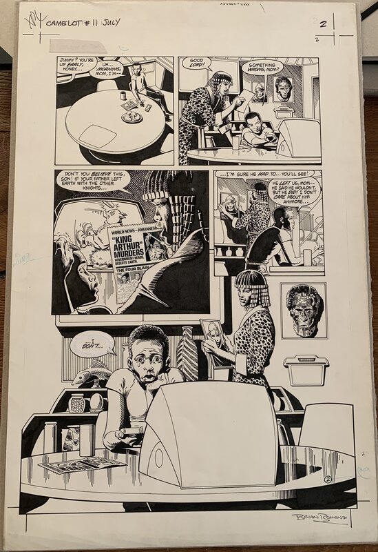 Camelot 11 pag 2 by Brian Bolland - Comic Strip