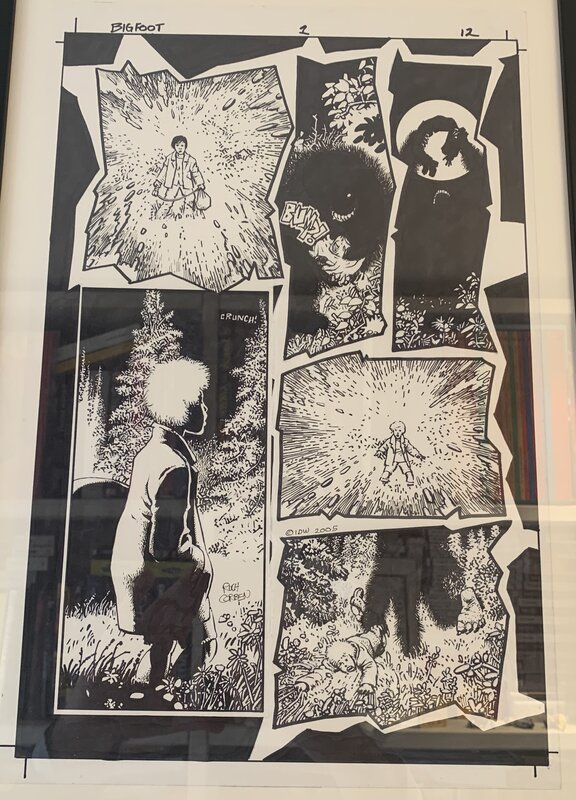 Richard Corben, Big Foot vol2 page12 - Planche originale
