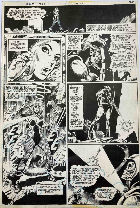 Dick Dillin, Frank McLaughlin, Justice League of America #154 p19 - Planche originale
