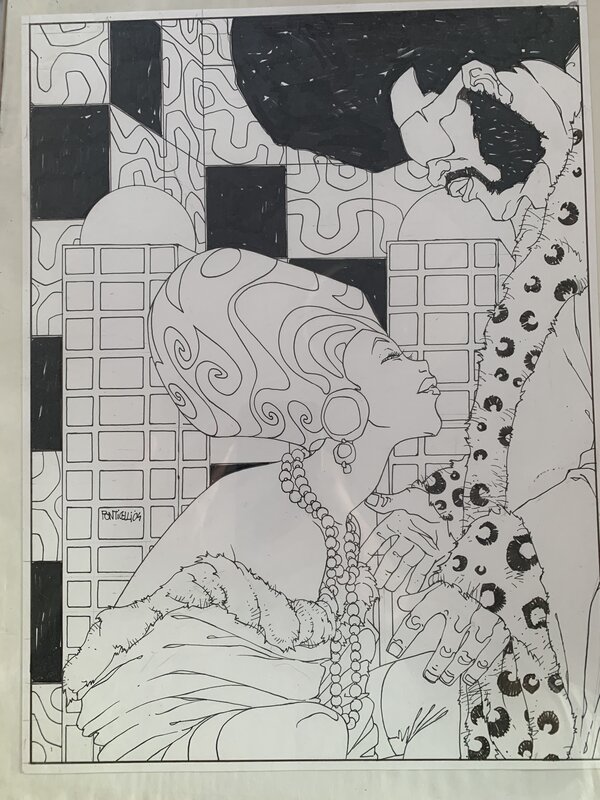 Skydoll homage par Alberto Ponticelli - Illustration originale