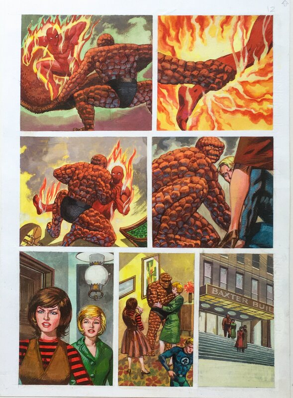For sale - Ricardo Villagrán, Strange Tales Vol 3 #1 - Comic Strip