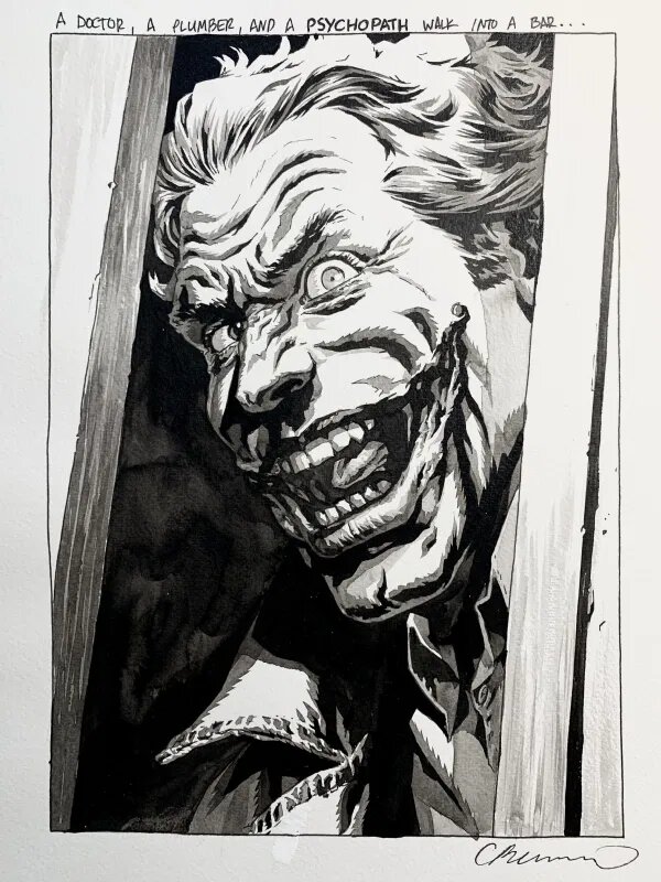 Joker par Lee Bermejo - Illustration originale