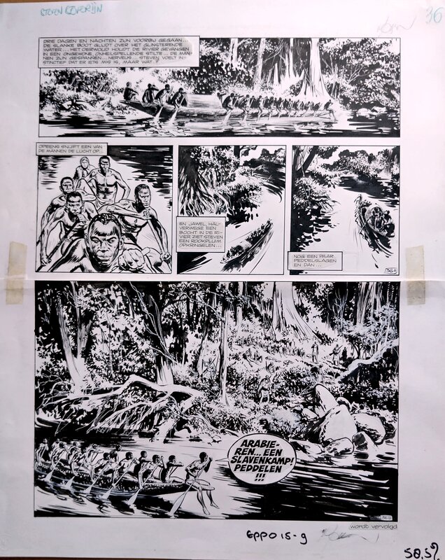 René Follet, Yvan Delporte, Steve Severin - Le grand départ planche 36 - Comic Strip