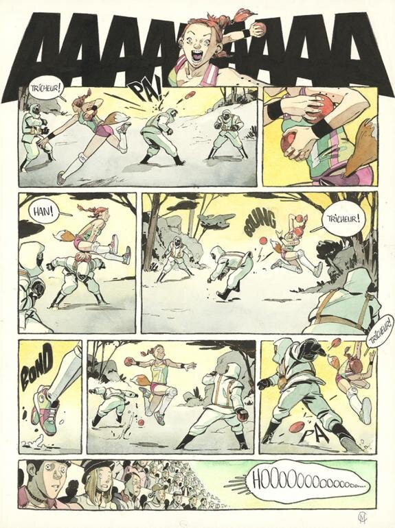 Mécanique céleste par Merwan - Planche originale