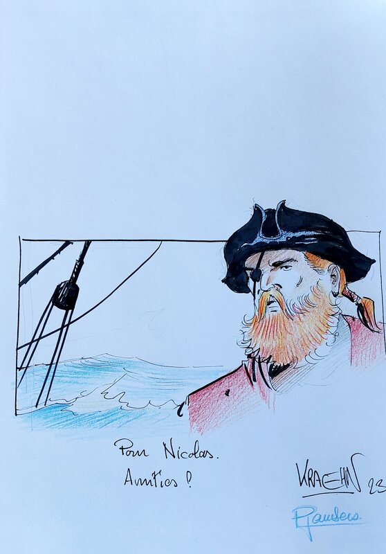 Barbe-Rouge par Jean-Charles Kraehn, Patricia Jambers - Dédicace