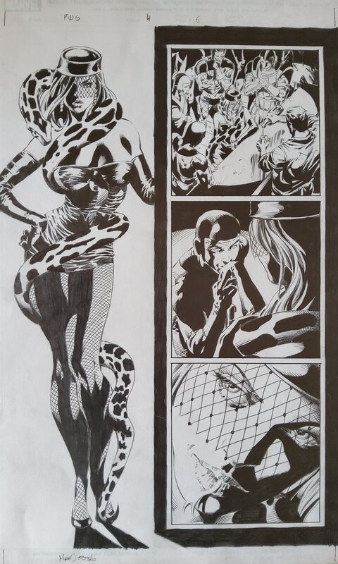 Mike Deodato Jr., PRINCESS PYTHON from Punisher war journal vol.2 n 4 (2007) - Comic Strip