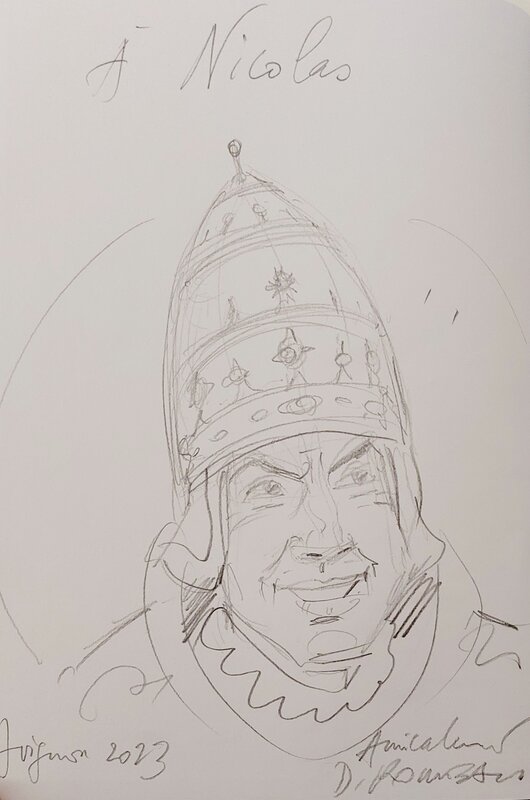 Dominique Rousseau, Le Pape  - Histoire d'Avignon - Sketch