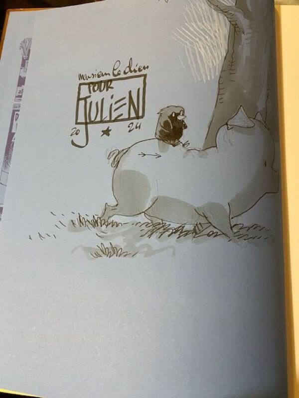 Poussin bleu by Monsieur Le chien - Sketch