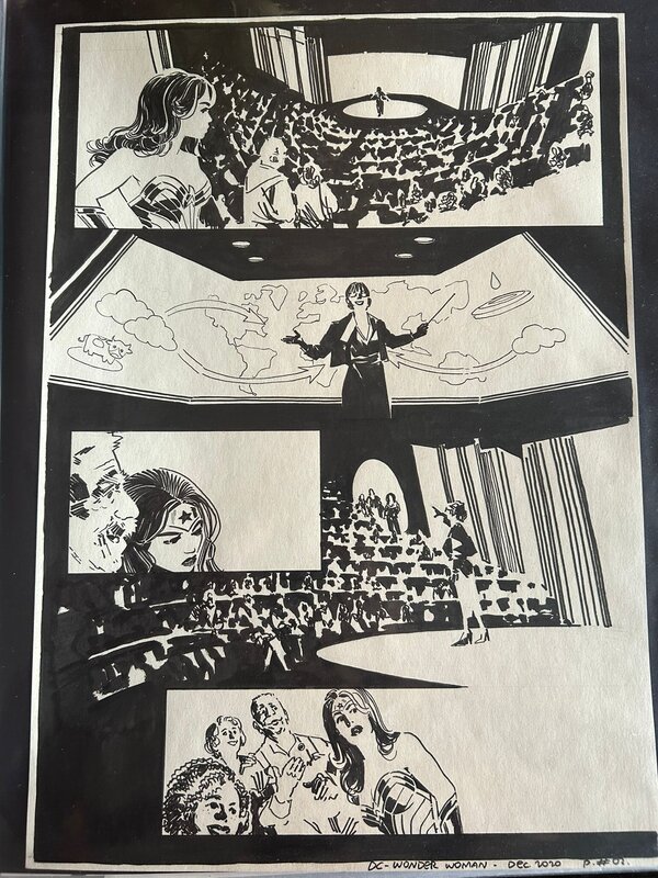 Dani, Sensational Wonder Woman 1 pag 2 - Planche originale