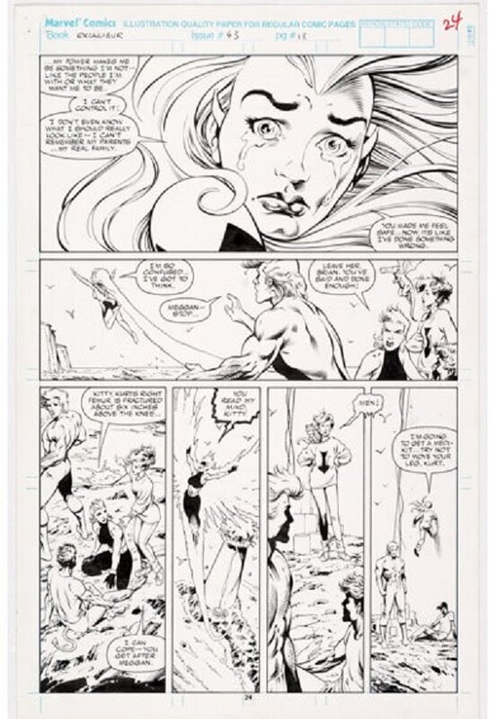 Excalibur 43 pag 24 by Alan Davis - Comic Strip