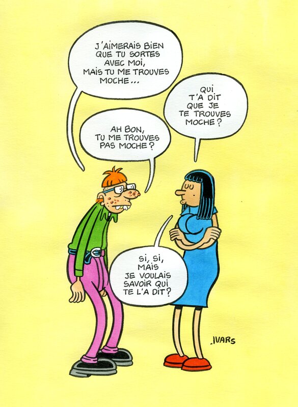 En vente - Moche par Éric Ivars - Illustration originale