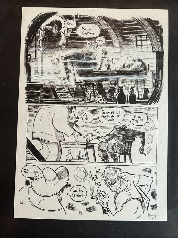Cyril Pedrosa, Trois Ombres pag 126 - Planche originale