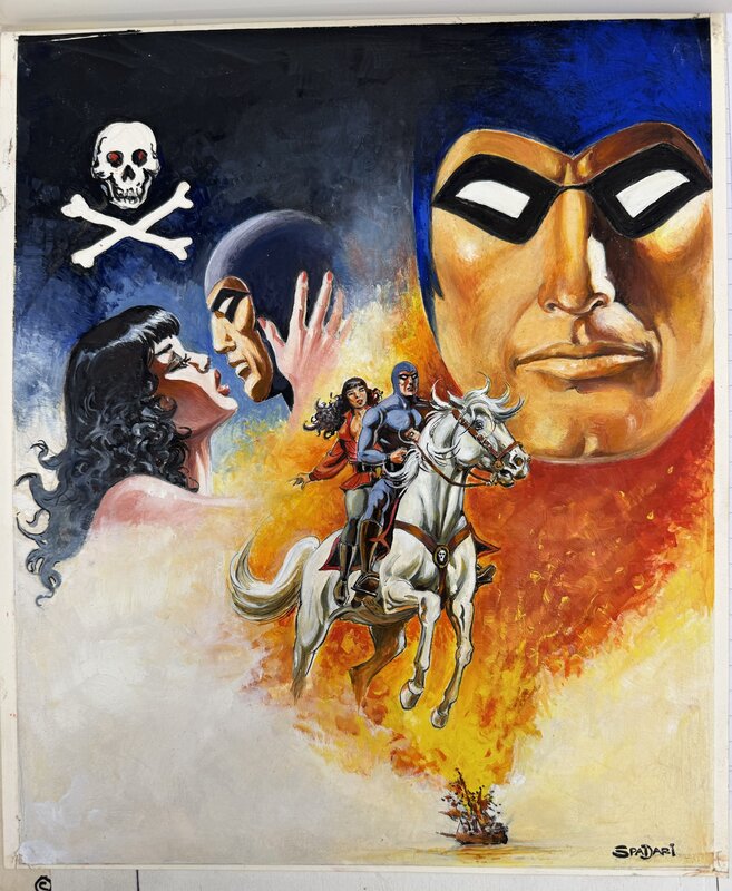 César Spadari, Phantom Le Fantôme du Bengale cover for Kate Sommerset saga - Original Cover