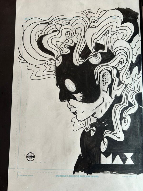 Paul Pope, X-Ray Robot Variant Cover - Original Cover