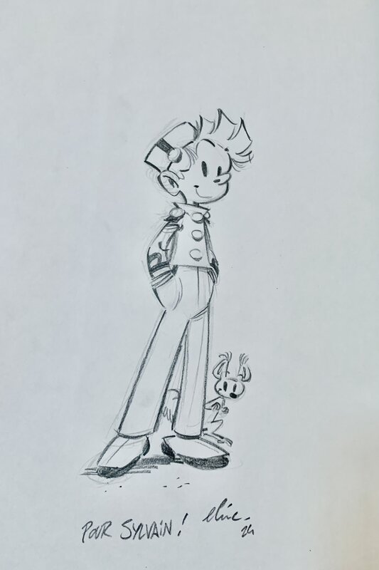 Elric, Spirou- La baie des cochons - Dédicace
