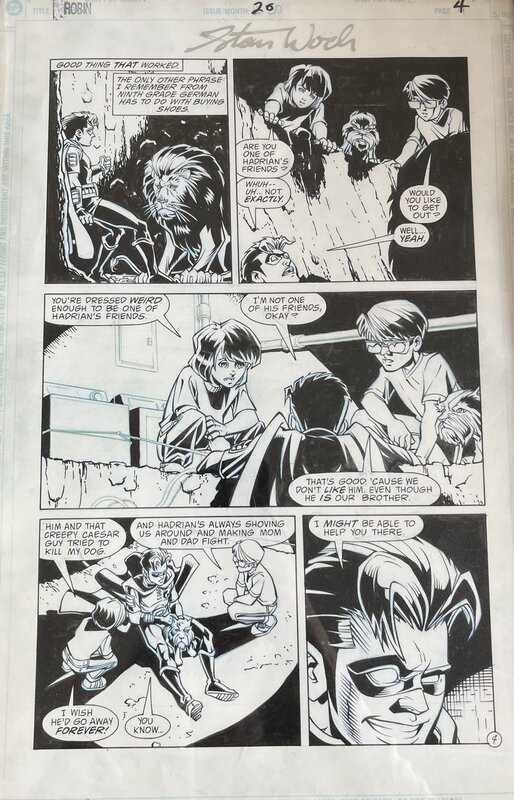 Robin 26 page 4 by Mike Wieringo - Comic Strip