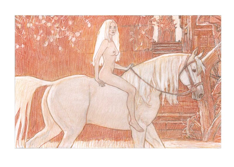 En vente - Lady Godiva par Andréi Arinouchkine - Illustration originale