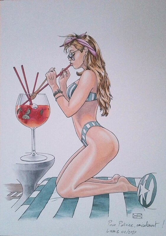 Summer par Lounis Chabane - Illustration originale