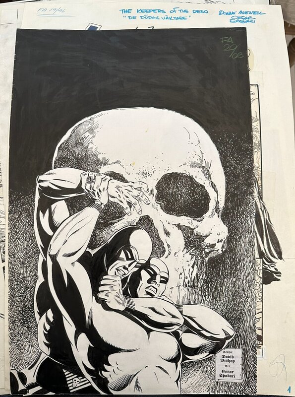 Phantom splash page by César Spadari - Comic Strip
