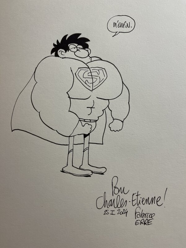 Superman by Fabrice Erre - Sketch