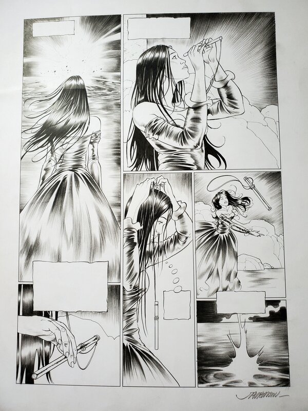 Luc Jacamon, LA RELIGION  T2 ORLANDU - Planche originale