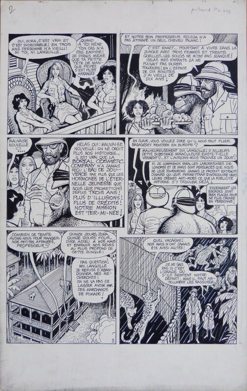 En vente - Borneo JOE planche originale de Georges PICHARD - Planche originale