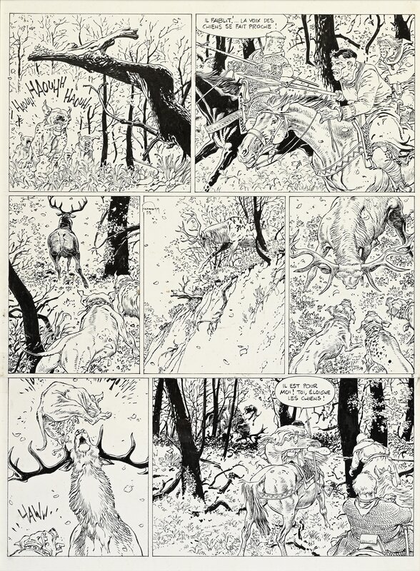 Hermann, Les tours de Bois-Maury , T10 - Planche originale
