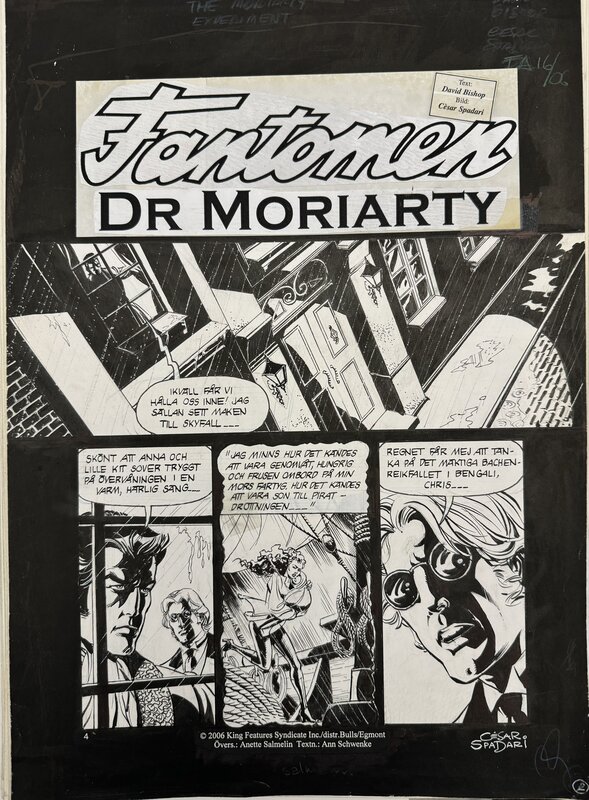 Phantom par César Spadari - Planche originale