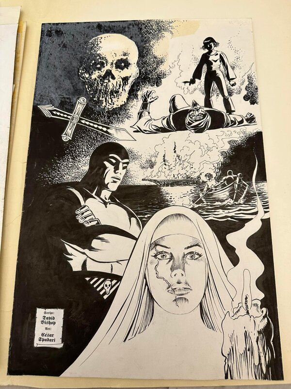 César Spadari, Splash page The Phantom - Comic Strip