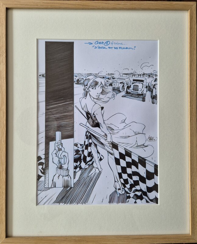 Streamliner par Fane - Planche originale