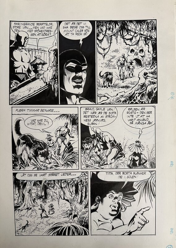 The Phantom par César Spadari - Planche originale