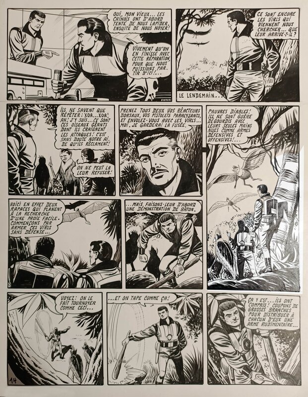 Planche Météor par Raoul Giordan - Planche originale