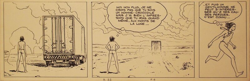 Manara Strip - Planche originale