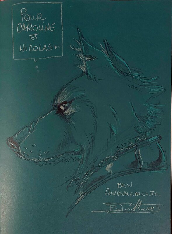 Loup Gris by Béatrice Tillier - Sketch