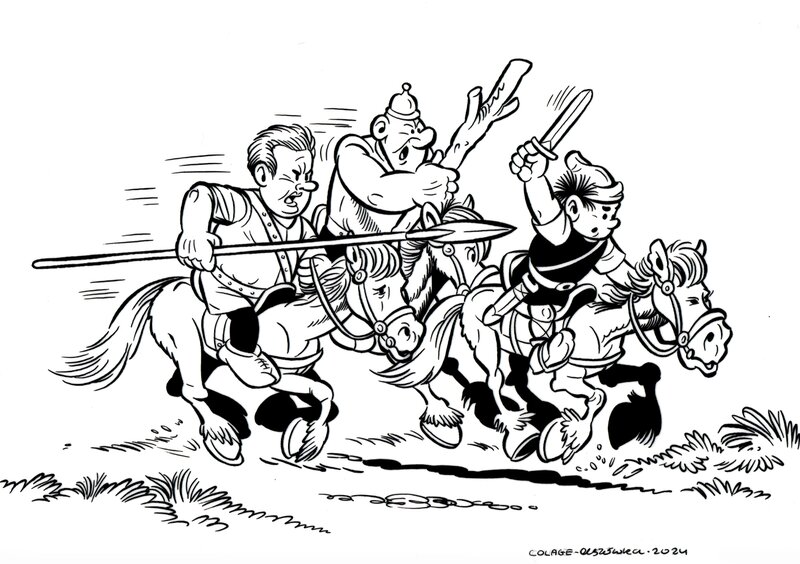 Wojtek Olszówka, Janusz Christa, Kayko et Kokosh - postcards set - Illustration originale