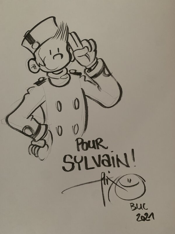 Flix, Dedicace sur Spirou à Berlin - Sketch