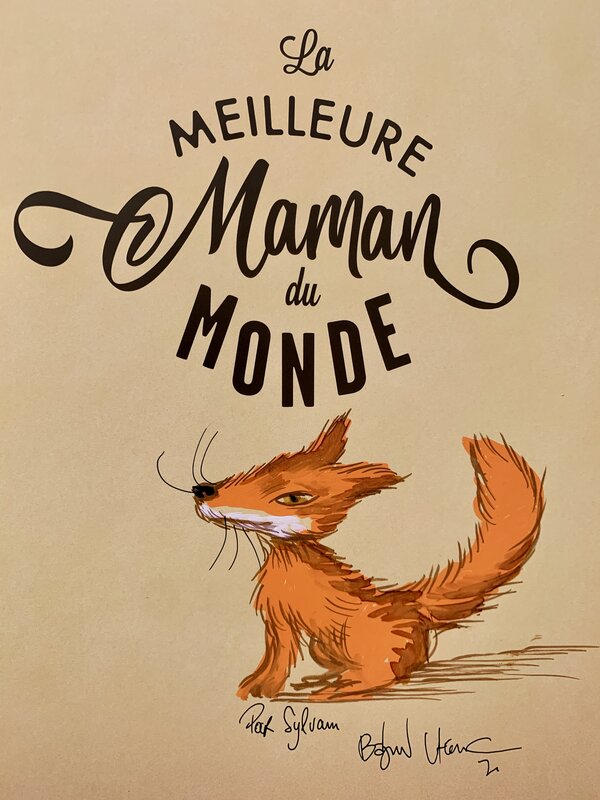 Benjamin Lacombe, Dédicace sur « La meilleure maman du monde » - Sketch