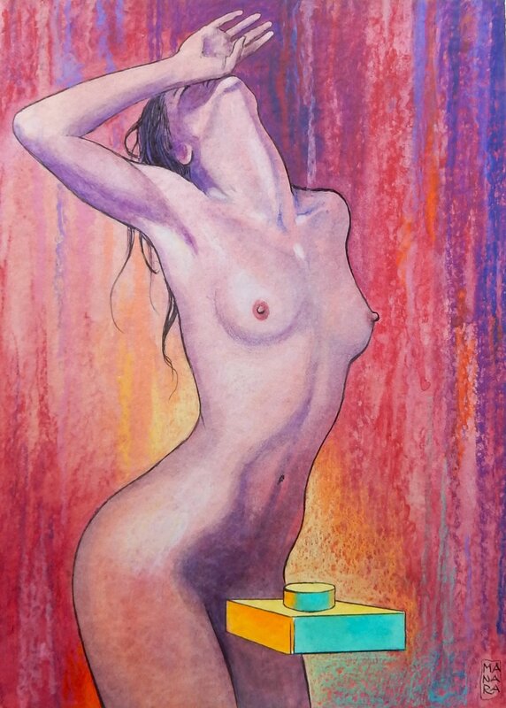 Milo Manara, Le Déclic T4 - Couverture de l'édition italienne - Original Cover