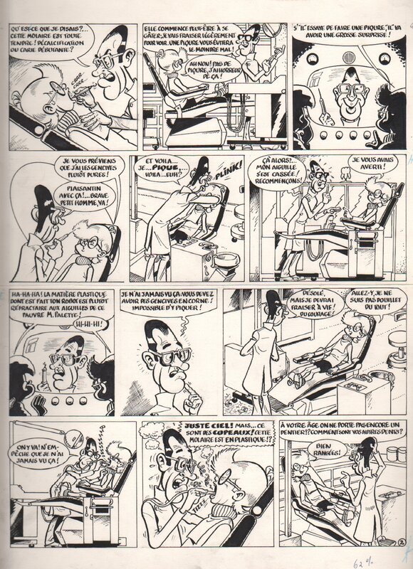 Jacques Devos, Génial Olivier chez le dentiste - Comic Strip