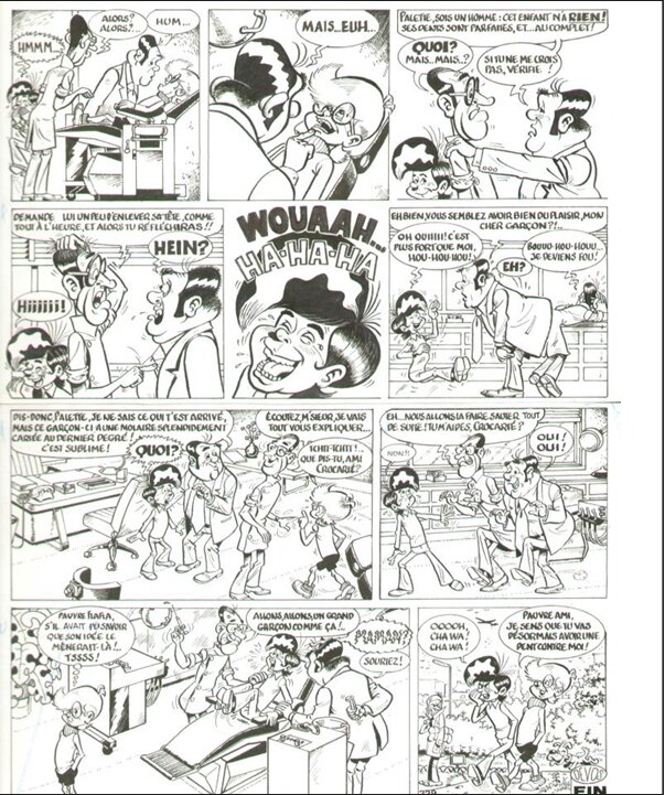 Jacques Devos, Génial Olivier chez le dentiste - Comic Strip