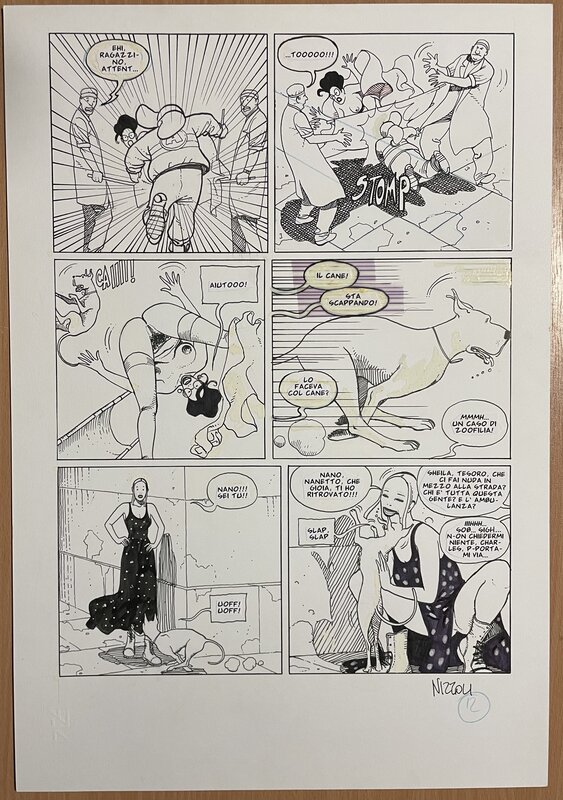 ON HOLD - Nizzoli - Sim Baby Page 12 - Planche originale