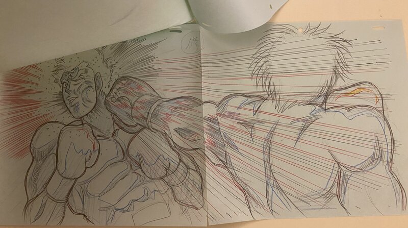 George Morikawa, Ippo - Hajime no Ippo Layout - Œuvre originale