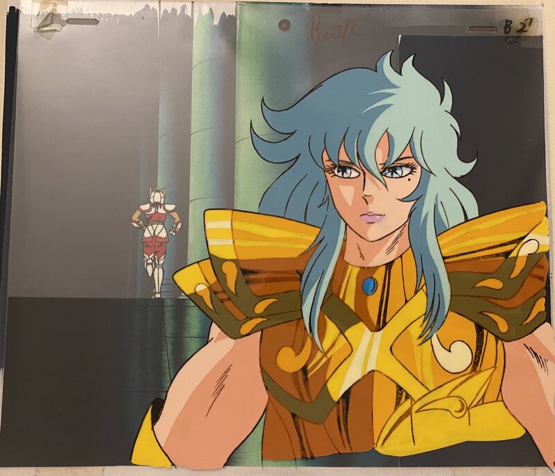 Masami Kurumada, Aphrodite - Saint Seyia - Cellulo & Background - Œuvre originale
